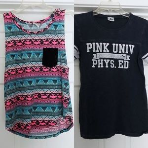 2 for $20 PINK Shirts Medium